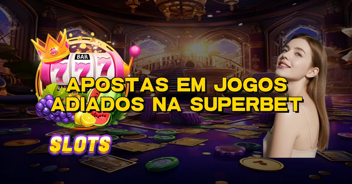 Apostas Em Jogos Adiados Na Superbet Oficial