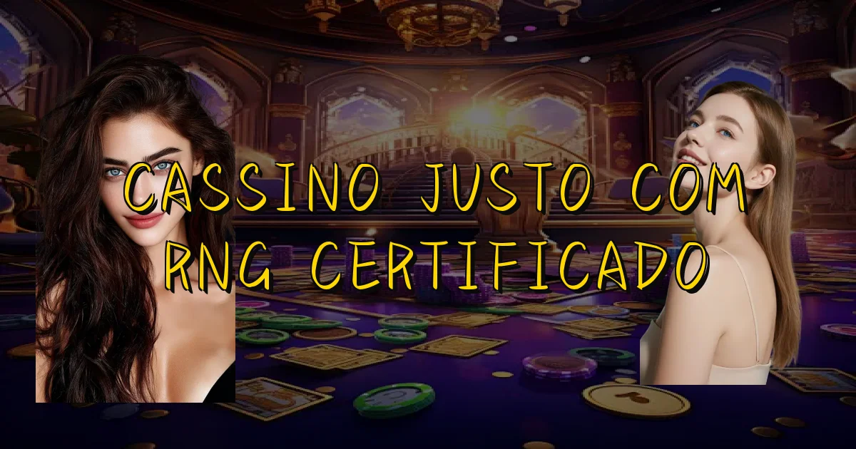 Cassino Justo Com Rng Certificado Oficial