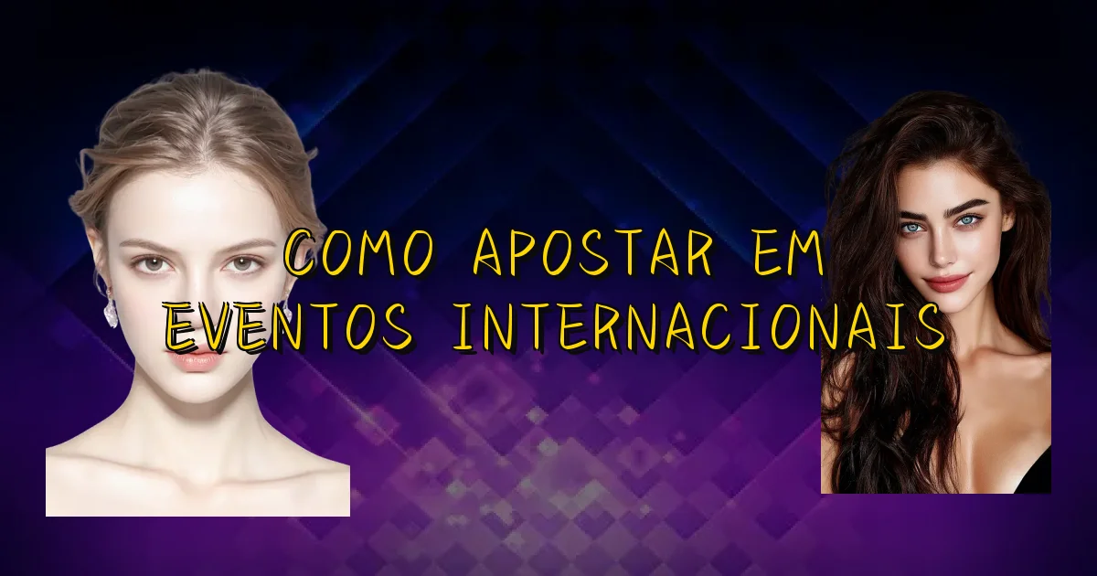 Como Apostar Em Eventos Internacionais Oficial
