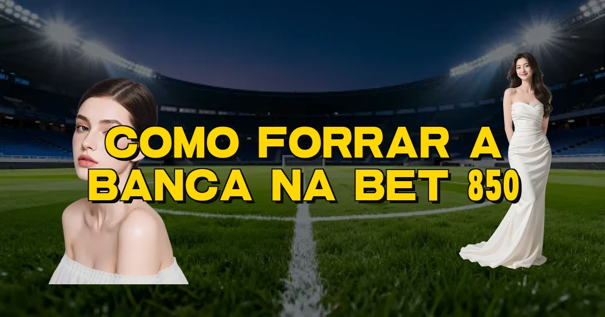 Como Forrar A Banca Na Bet 850 Oficial