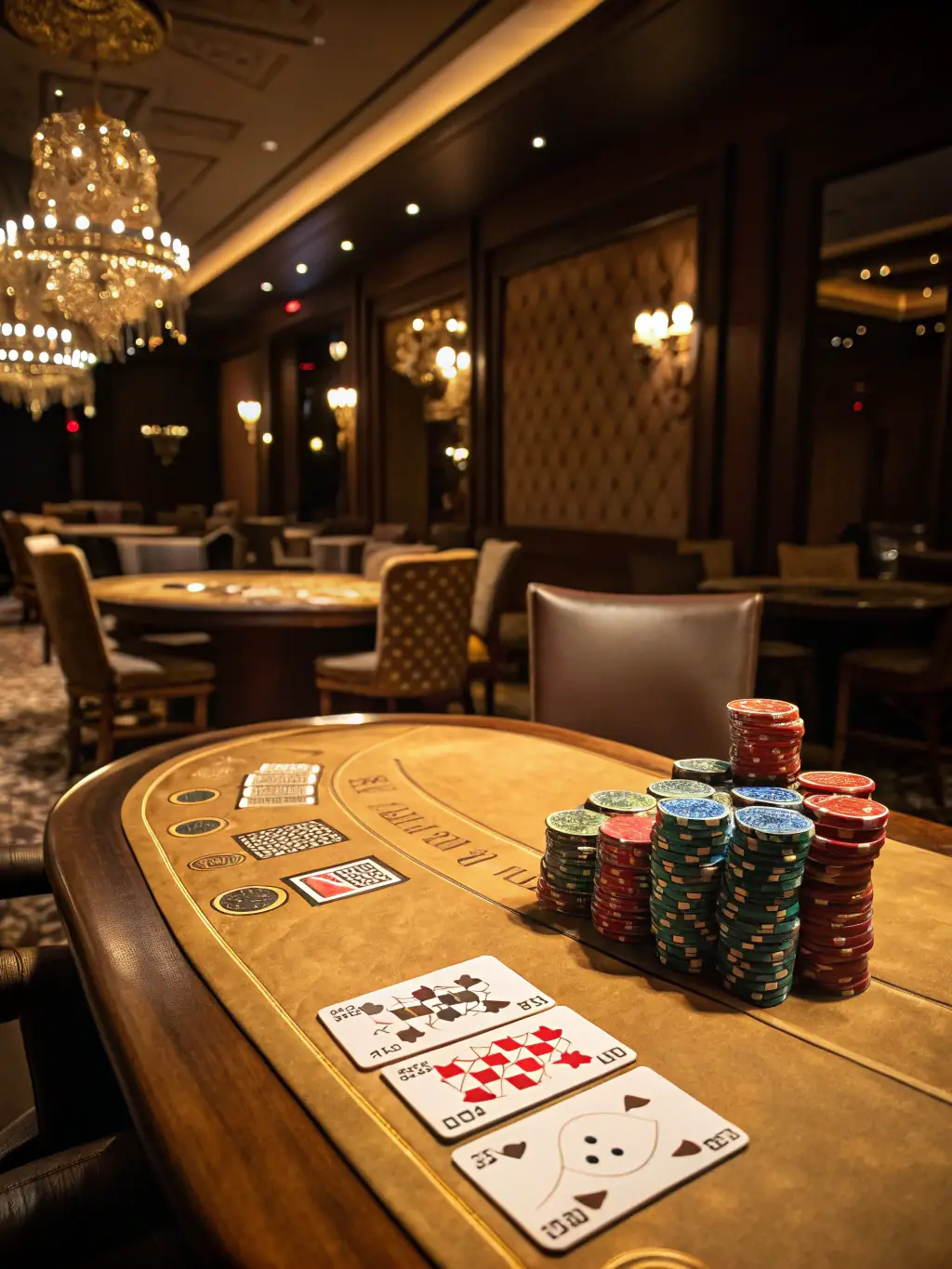 A visually appealing image of various poker hands being dealt, showcasing the different card combinations and the intensity of the game on 8857 Bet.